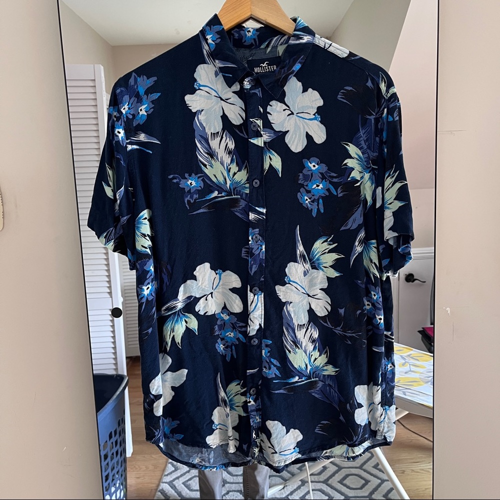 Hollister Floral Print Shirt